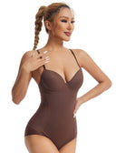 Sculpting Women's Bodysuit Shapewear with Built-in Bra & Tummy Control