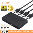 HDMI Splitter for Enhanced Gaming Experience and 4K 3D Support