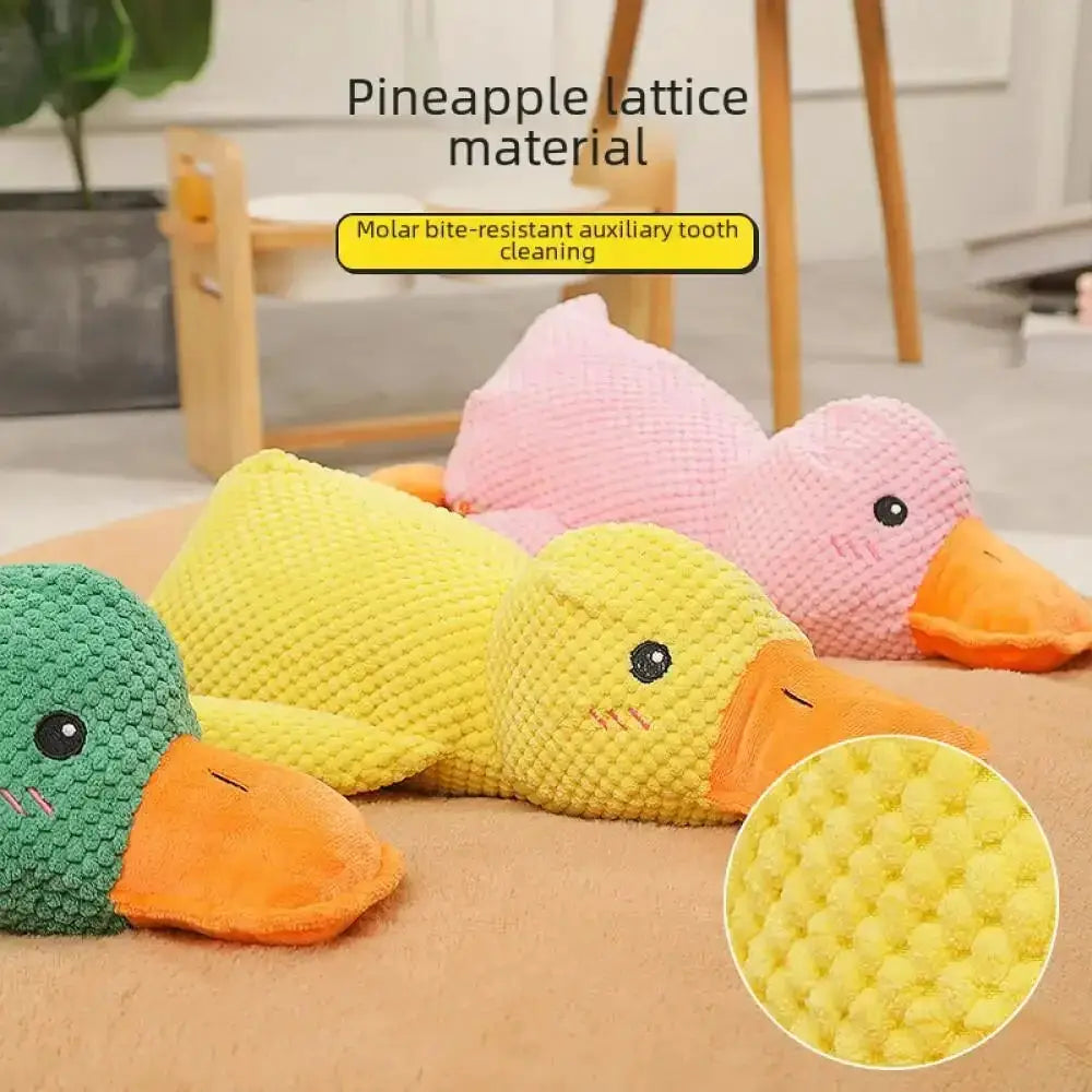 Chew Resistant Dog Toy Dental Cleansing Engaging Plush 2024