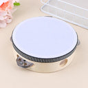 1Pc 15cm Wooden Tambourine Drum For Kids Educational Toys