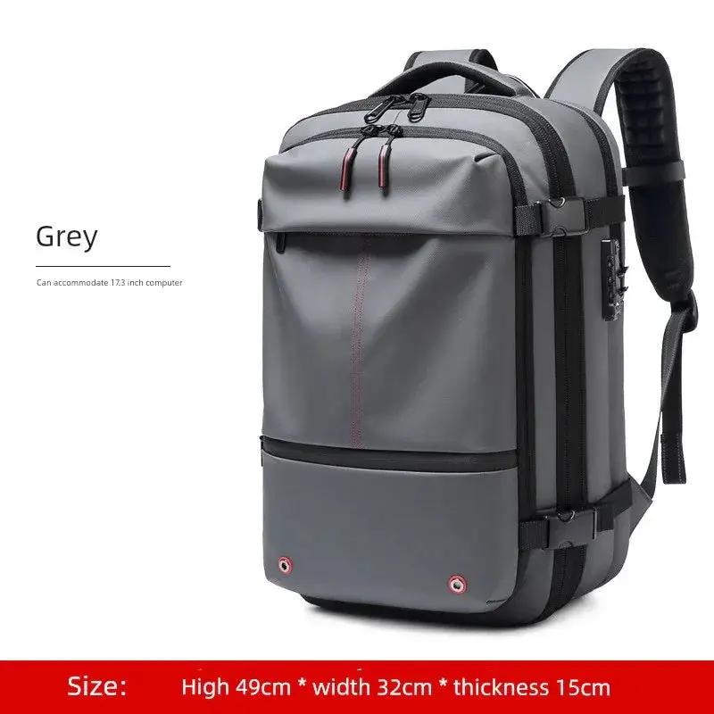 Lu Ou Casual Multifunctional Large Capacity Backpack For Men