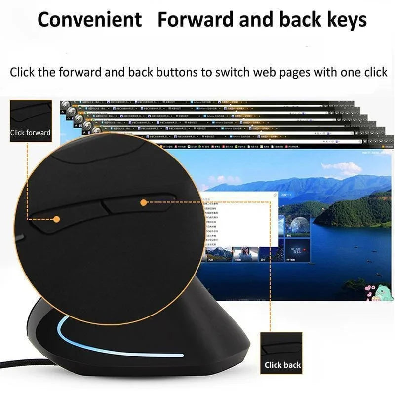 Ergonomic Right Hand Vertical Rgb