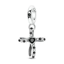 Sterling Silver Charm Beads Rose