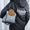 Pet Car Seat Travel Carrier for Small Pets Gray Safe Design