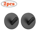 Stylish Stainless Steel Bathroom Hooks Organizer Set of 2