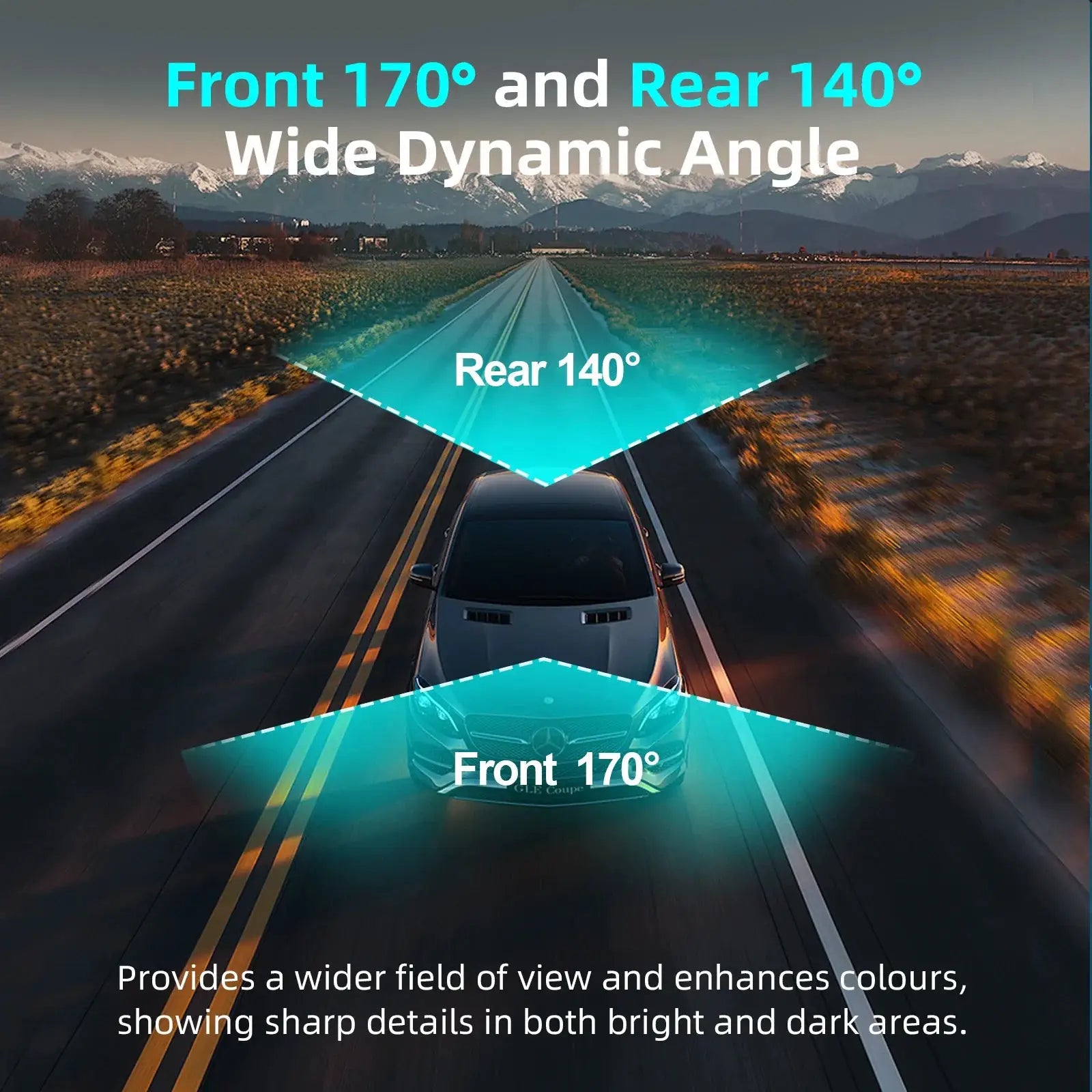 Aprilboy 4K WiFi Dash Cam Front And Rear Night Vision G Sensor Parking Monitor - stepyours.com