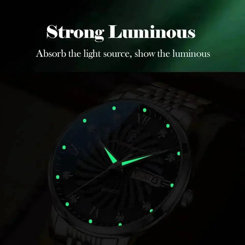 Luxury Stainless Steel Watch For Business Casual Wear