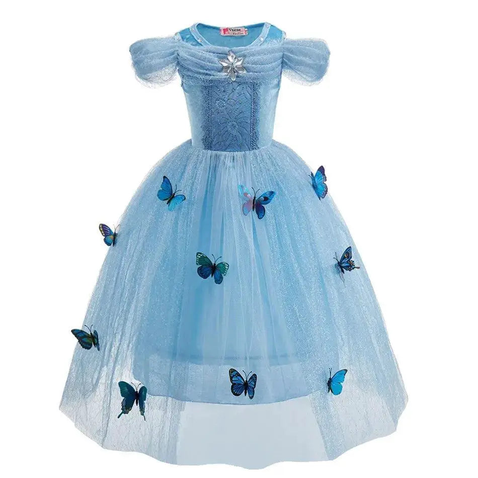 Fairytale Princess Dress for Girls Cinderella Snow White