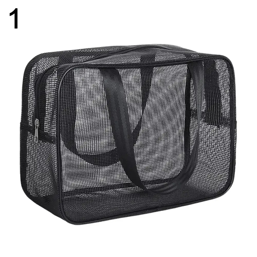 Big Pockets Tote Bag For Beach Essentials And Shower Storage