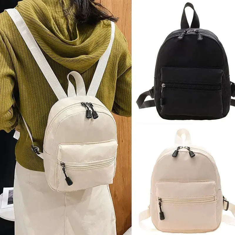 Mini Nylon Womens Backpacks Trend Small Rucksack Bag