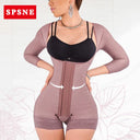 Postpartum Lace Body Shaper with Tummy Control & Nursing Ease