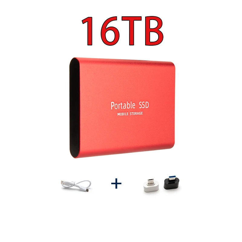 USB-C USB External SSD Drive