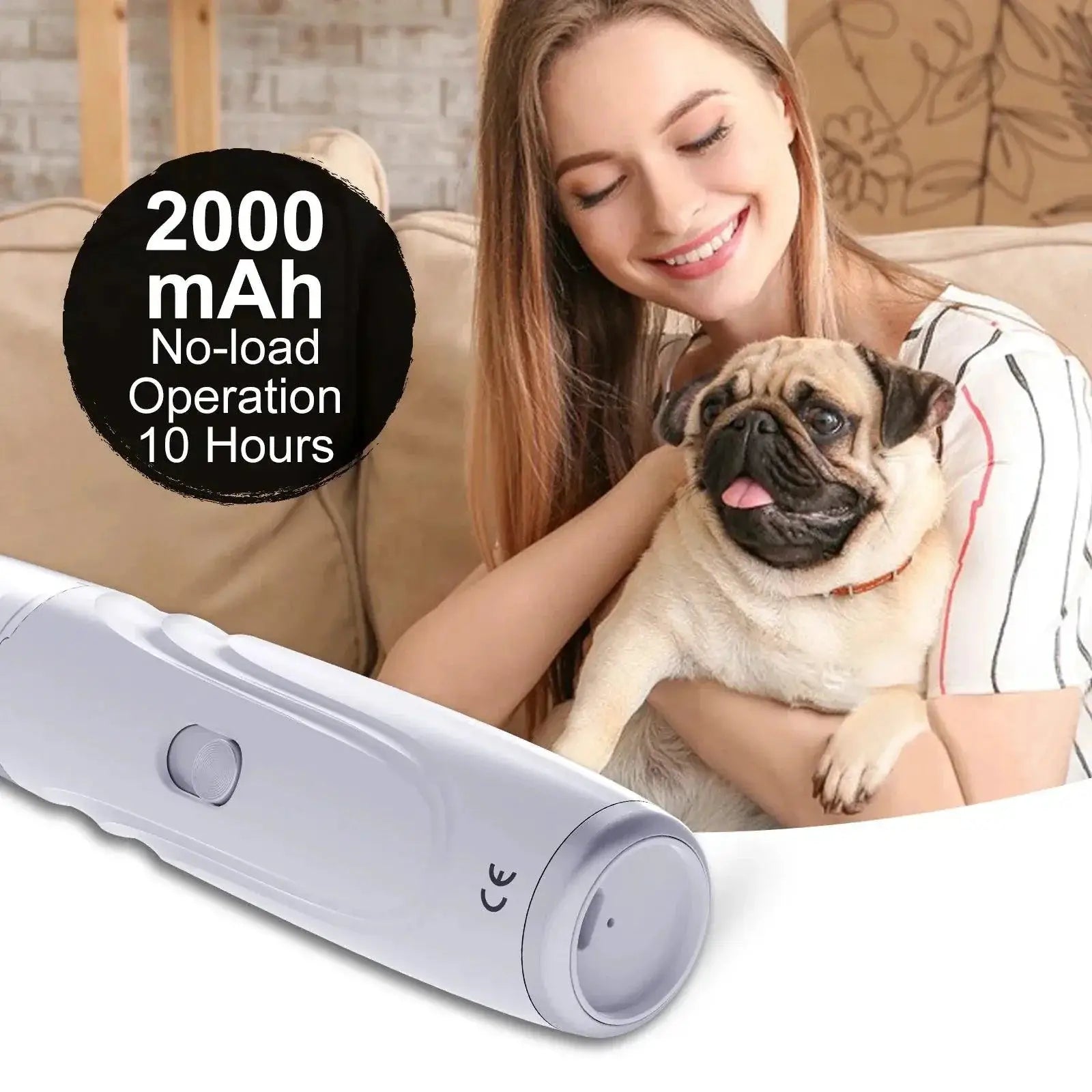 Electric Pet Nail Grinder Safe And Quiet Grooming Tool
