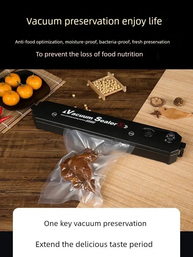 Compact Vacuum Sealing Machine Automatic Home Food Saver - OurLum.com