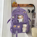 Nylon Backpack For Women Sweet Cute Classic Casual Bag