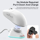 RGB Gaming Mouse Dock - Qi Fast Charge