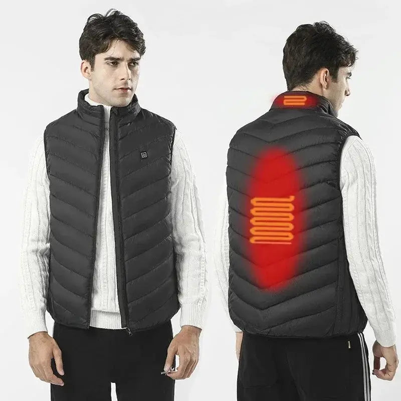 17 Heated Vest Jacket for Men Women Winter Warmth Fashion