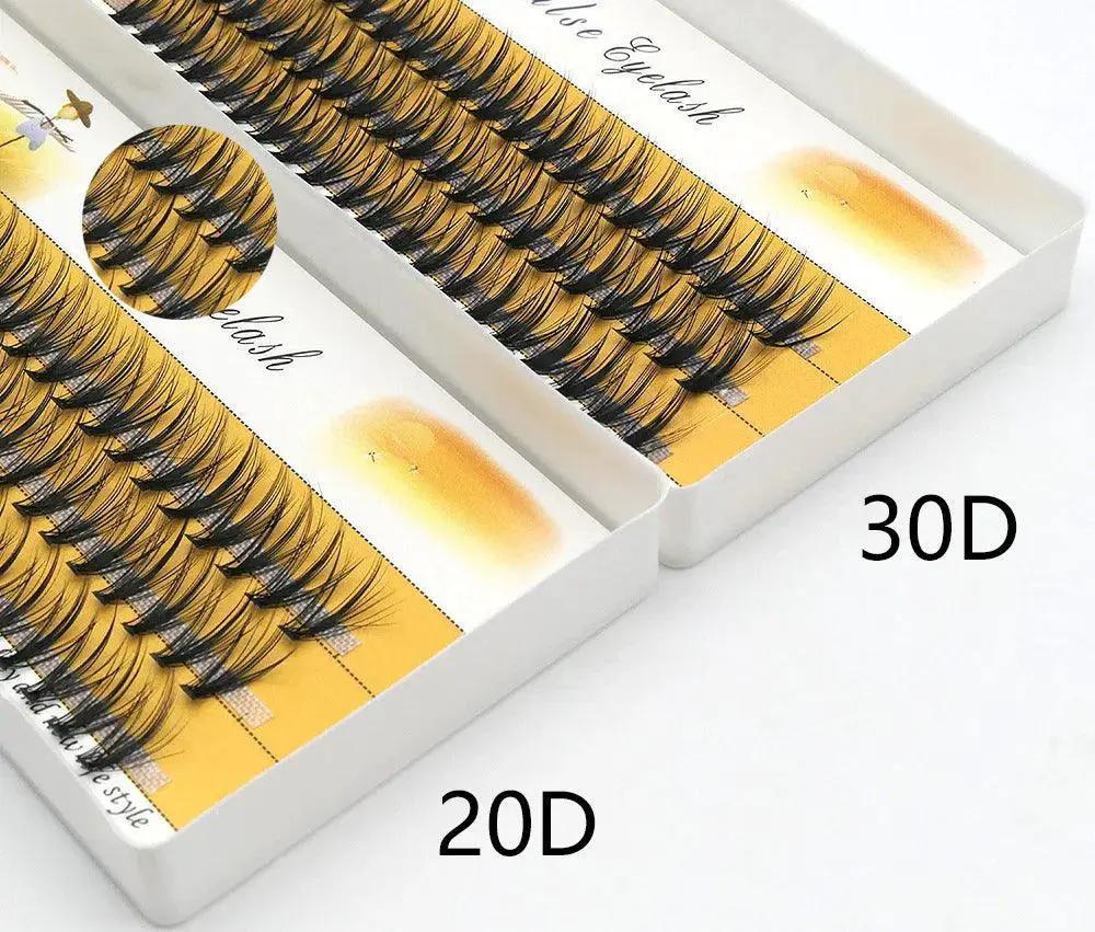 Handmade Natural Mink Individual Cluster Eyelash Extensions