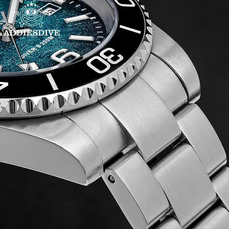 ADDIESDIVE 2026 New Outdoor Diving Quartz Watch Men 200M Waterproof BGW9 Luminous Calendar Display Stainless Steel Wristwatches