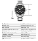 Corgeut 41mm Automatic Mens Watch