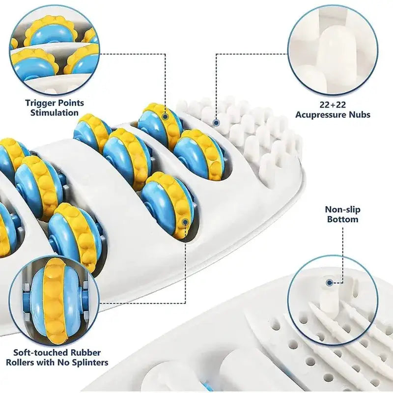 Roller Foot Massager Health Point Massager Foot Foot Relaxation Massager Basis Pedunculi Acupoint Acupressure Relaxation Machine