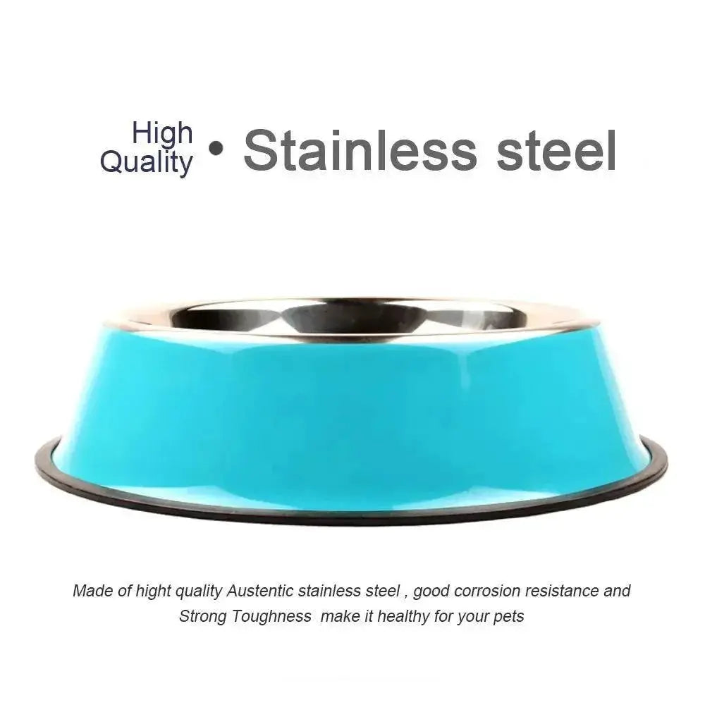 200 to 1600ml Stainless Steel Dog Bowl Non Slip Pet Feeder