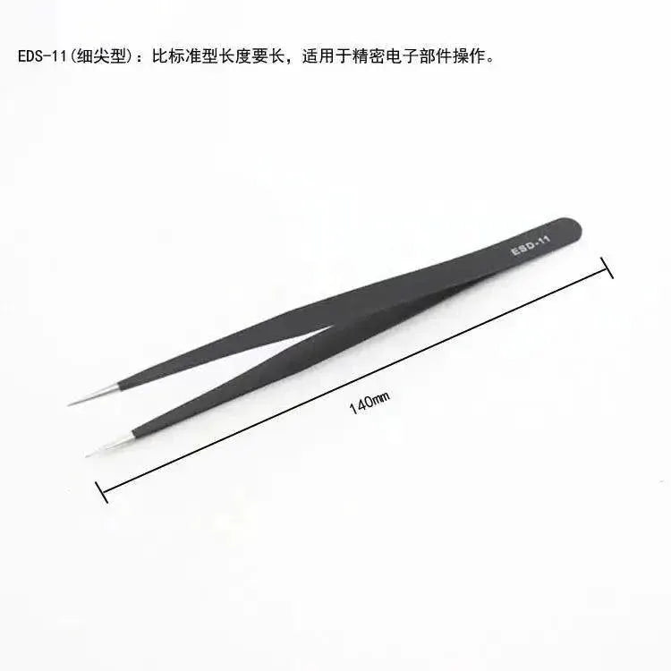 Stainless Steel Fine Pointed Tweezers For Soldering