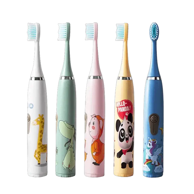 Vibrant Kids Electric Toothbrush Cleaning Rechargeable