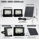 Solar Powered Dual Head Wall Lamp