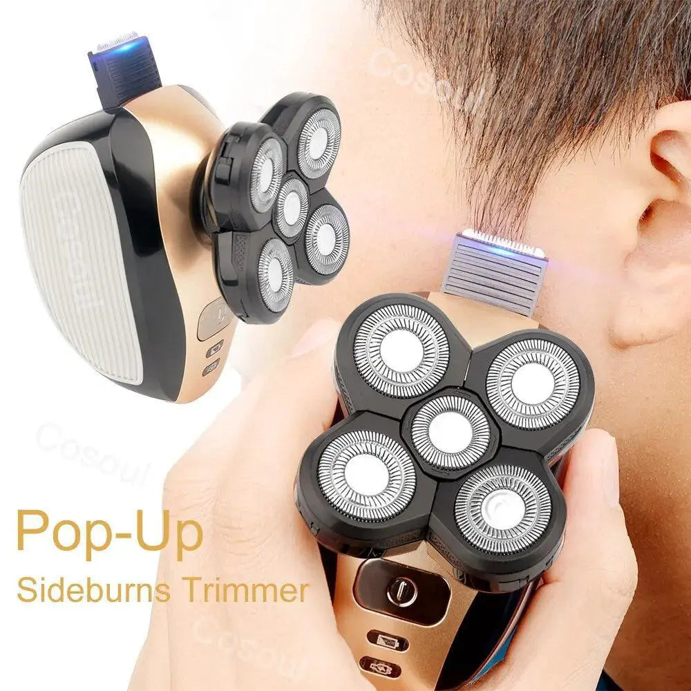 Bald Head Electric Shaver USB Charging Precision Grooming