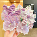 Sweet Bow Floral Headbands for Girls Pack of 10 Accessories