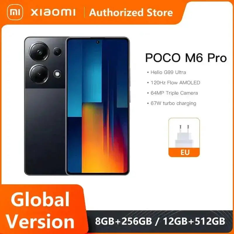POCO M6 Pro Global 6.67 Inch AMOLED Smartphone Helio G99