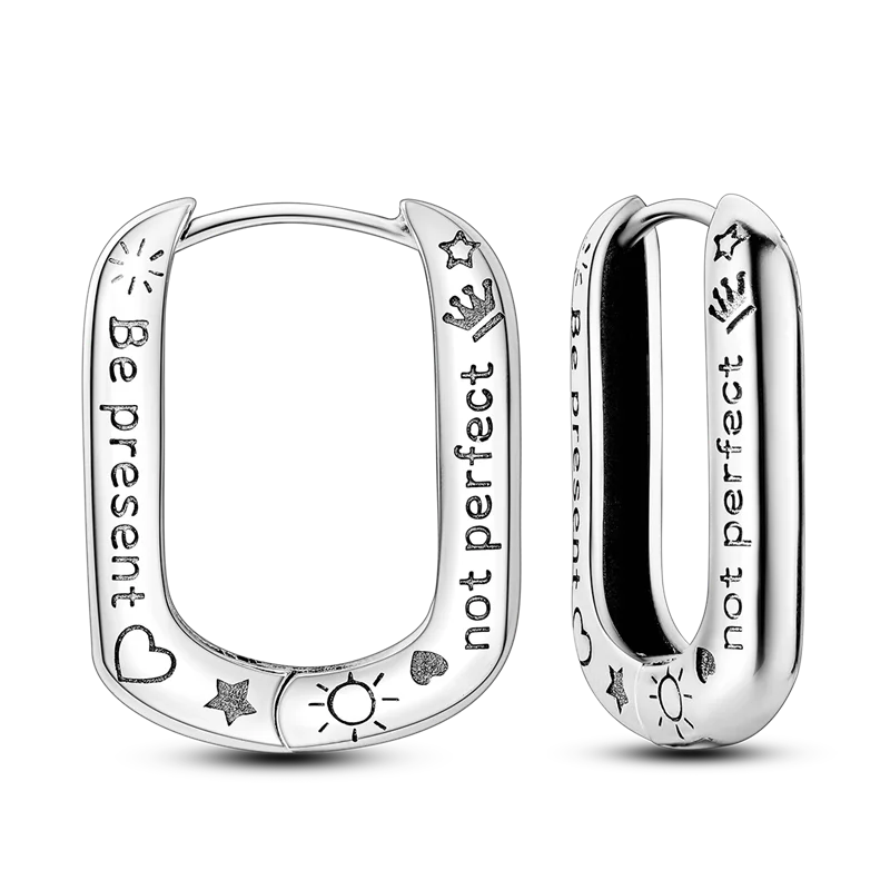 Silver Plated Cubic Zircon Geometric