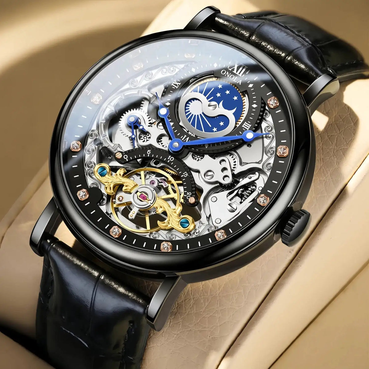 Onola Men Dual Time Auto Watch — product image 5