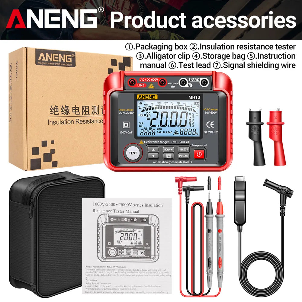 Aneng Ohm Voltage Tester Digital