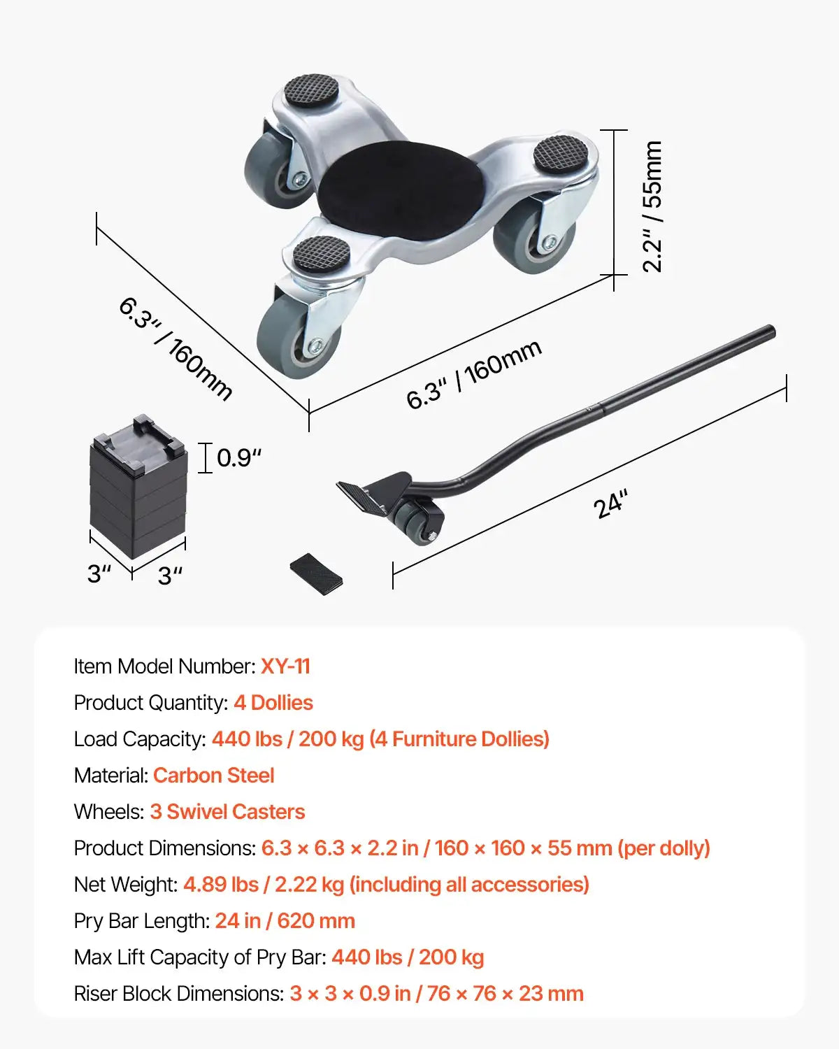 Heavy Duty Piece Furniture Dolly Kit — product image 7