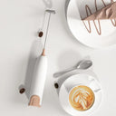 Mini Milk Frother for Effortless Foam Creation Lattes