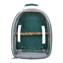 Birds Carrier Backpack: Transparent Double Shoulder Bag