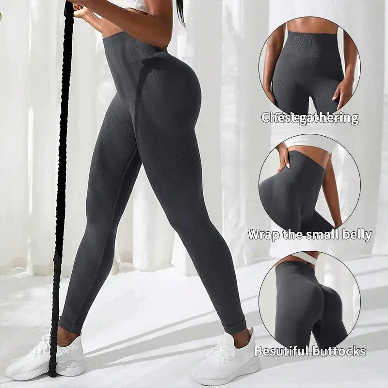Stretchy Yoga Pants Leggings Women High Waist Seamless