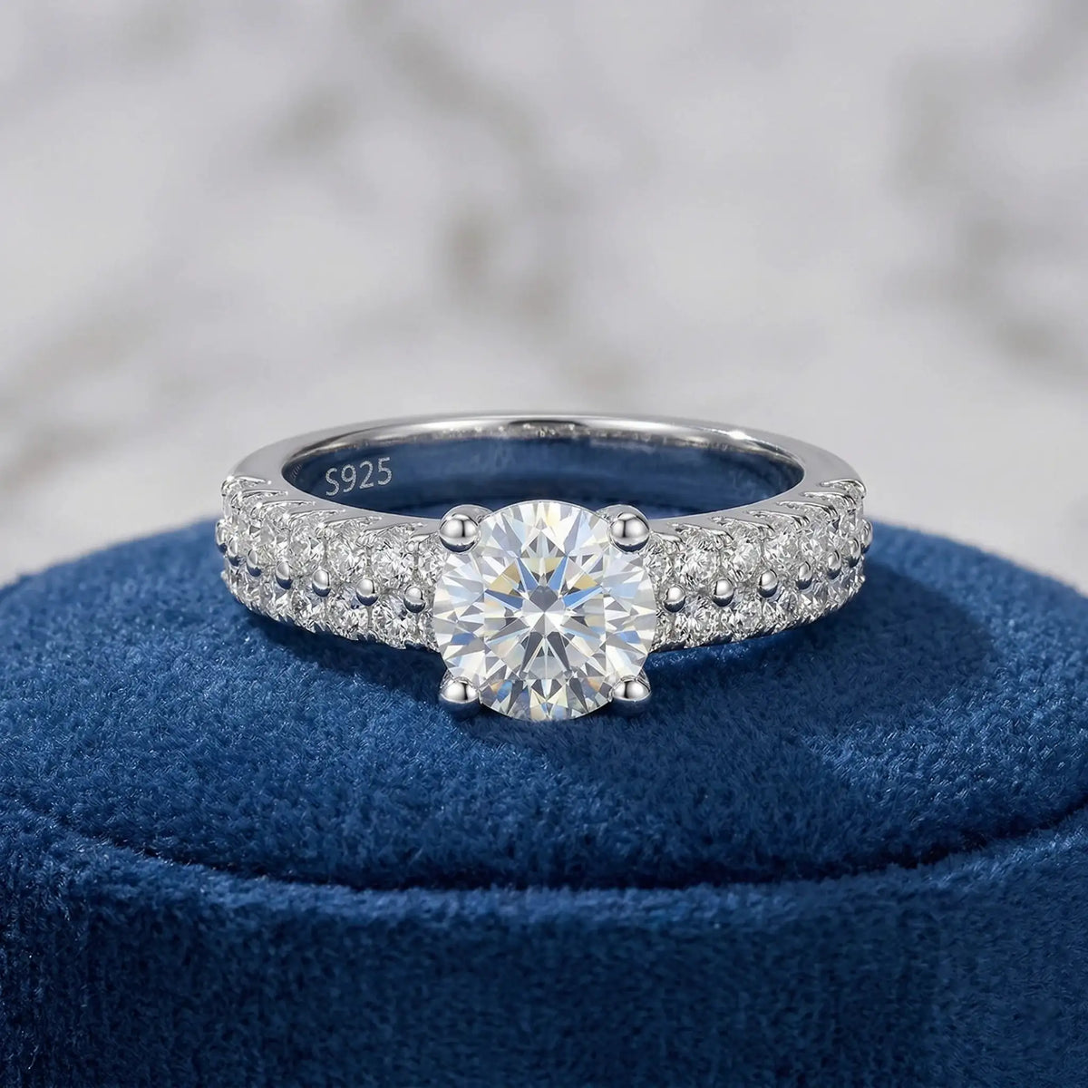 Luxury Moissanite Wedding Ring — product image 2
