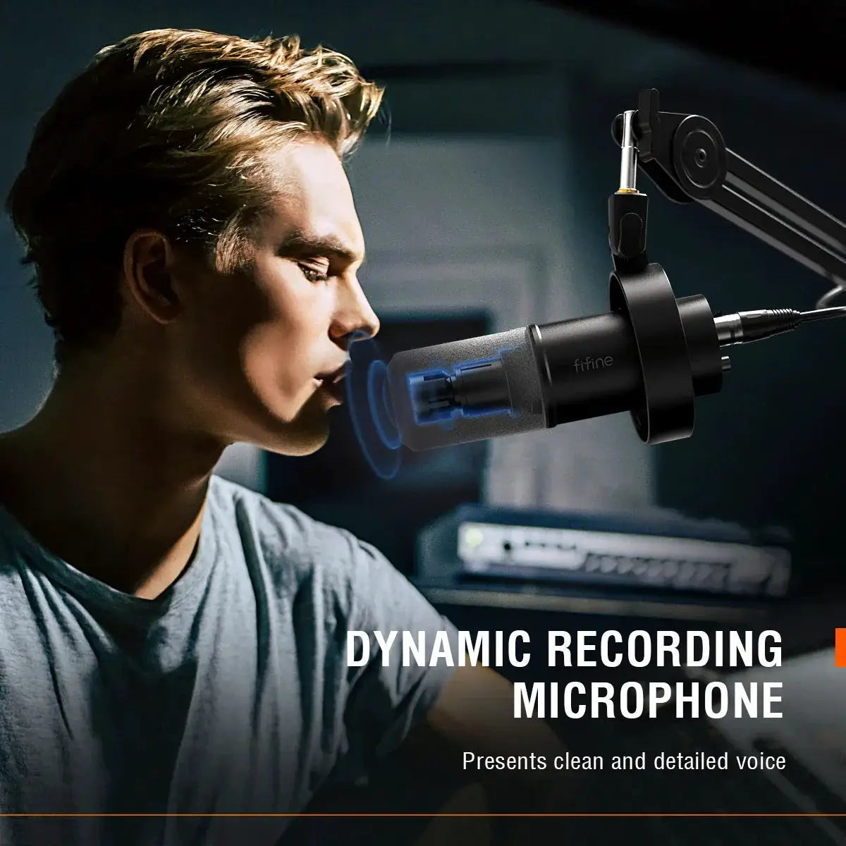 K688 Dynamic USB XLR Microphone For Home Studio Recording