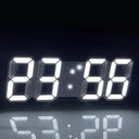 LED Wall Clock: Creative 3D Design with USB Port Home Decor