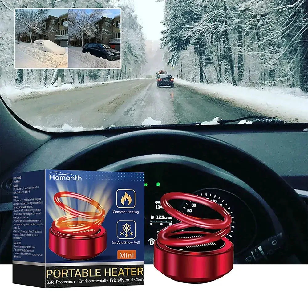 Portable Kinetic Heater Double Ring Solar Diffuser For Cars