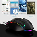 RGB Gaming Mouse - Breathing Light Smooth Tracking