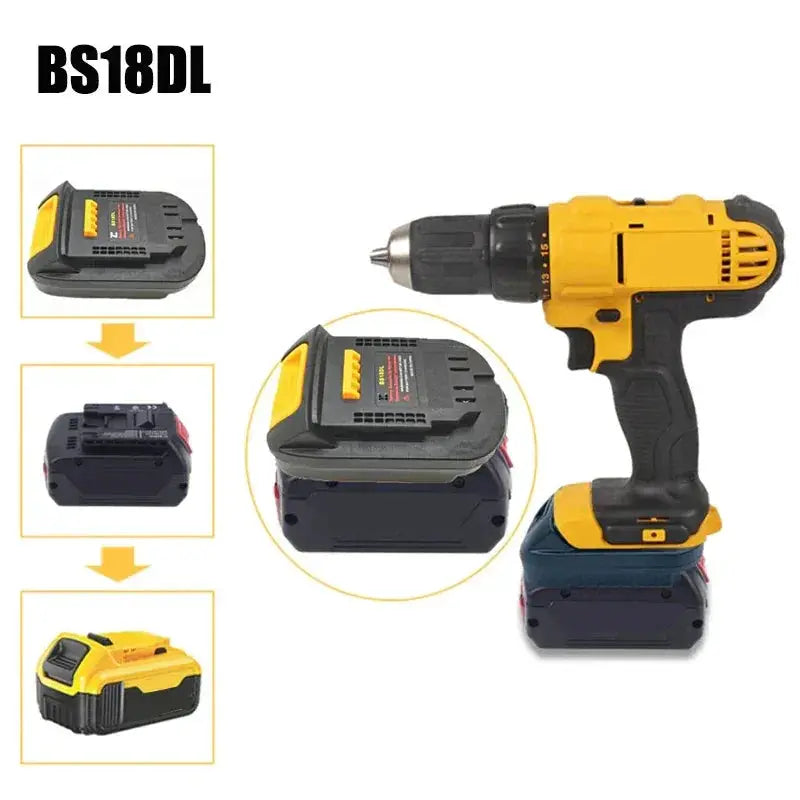 Universal Battery Adapter for Makita Bosch Milwaukee Tools