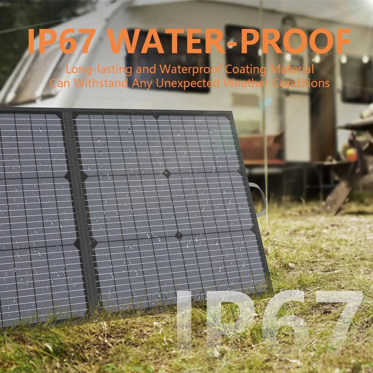MHPOWOS Portable Solar Charger 40V 220W Foldable Solar Panel Kit for Jackery Bluetti Ecoflow Power Stations RV Camping Patio