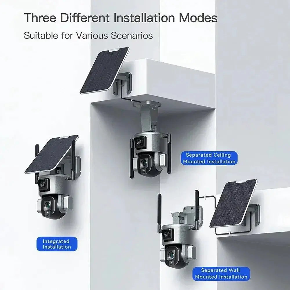 Solar Wireless Camera With Advanced Human Detection System