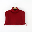Wool Blend Highneck Collar Warmer