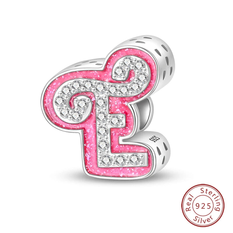 Qikaola Bracelet Charm Plata De