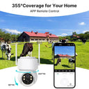 Smart Solar Outdoor Camera for Homes